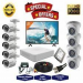 CTV Package Dahua 4-CH 4-Pcs Camera with 17